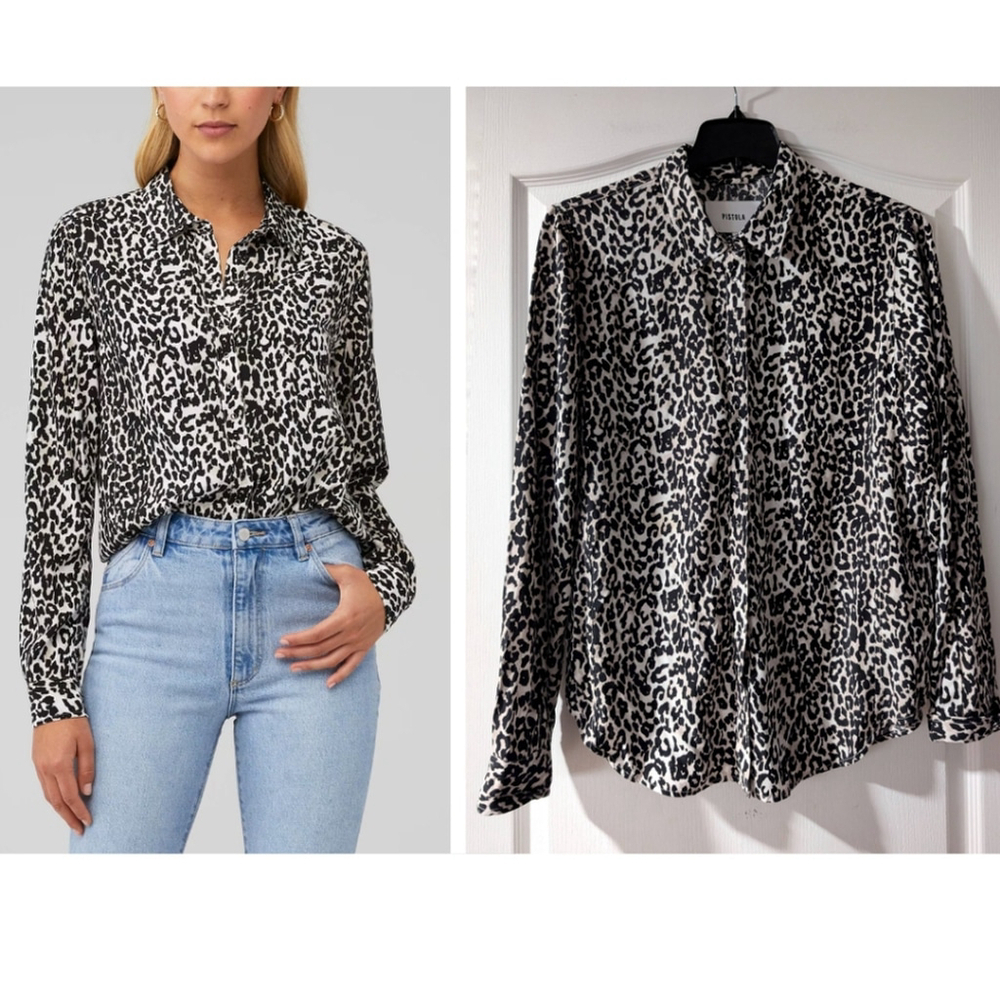 Pistola | Elle snap front long sleeve shirt